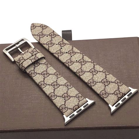 gucci logo apple watch|authentic gucci watch band.